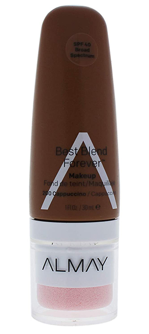 Almay Best Blend Forever Foundation, Cappuccino, 1 fl. oz, SPF 40 Broad Spectrum